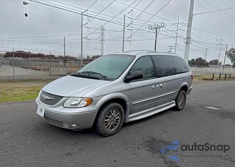 2002 Chrysler Town & Country Limited z USA, uszkodzony, nr VIN 2C8GP64L32R587917